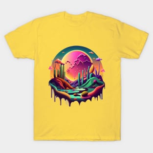 Abstract Desert Landscape T-Shirt